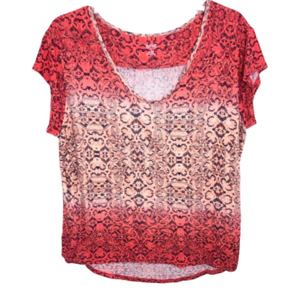 a.n.a Tops - 5/$35 a.n.a. Short Sleeve Scoop Neck Top - L